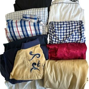 🤠 Men’s Western Shirt Lot – Size XXL (10 Total: 9 Long Sleeve, 1 Short Sleeve)